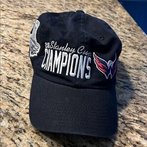 Fanatics Black Washington Capitals 2018 Stanley Cup Champions Hat